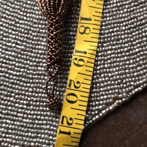 Necklace Multi Strand Brown with adjustable closure Bohemian Gypsy - Picture 7 of 7